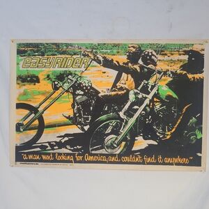 1970's Easyrider Blacklight Poster